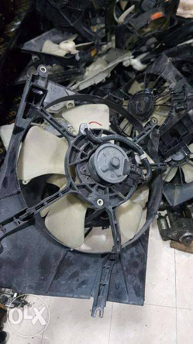 Car fan motors with & without cover