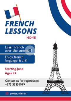 دروس اللغة الفرنسية بخبرة 15 سنة في المجال التعليمي و الفني 0
