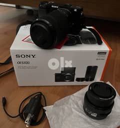 Sony Alpha a6100 24.2MP Mirrorless Camera - Black (with 16-50mm Lens) 0