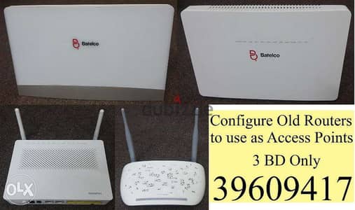 Old Routers Configure to use as Access Points (Not for sale)