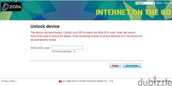 Zain Router unlocking service (Not for Sale)