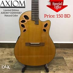 AXIOM "CGM441SC" Natural Oval Classical Guitar (made In Korea) 0