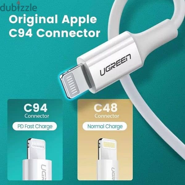 Ugreen® Lightning Apple cable 2