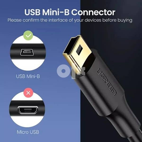 Ugreen® mini usb cable 2
