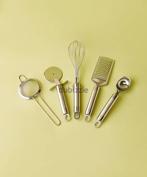 NEW - 27-Piece Stainless Steel Kitchen Tools Set Silver 3