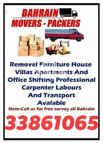 Mover Packer shifting Room flat office items all bahrain 0