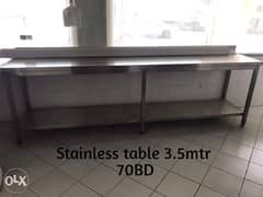 Stainless steel table 0