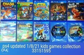 ps4 updated 1/8/21 kids games 0