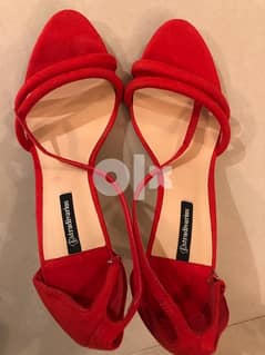 stradivarius Red high heel shoes size 39 0