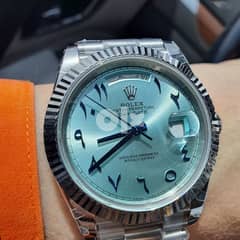 Rolex Day date with Arabic Hindi numerals