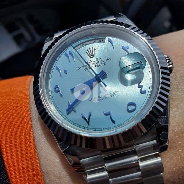 Rolex Day date with Arabic Hindi numerals 3