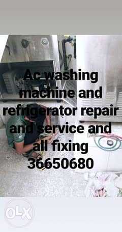 Ac washing machine and refrigerator and watar kolar repair and service 0
