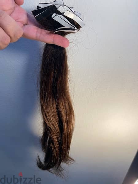 Selling 22” Natural Human Tape Type Hair, Umbre color 0
