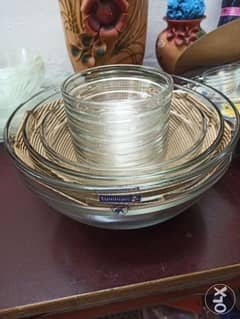 Luminarc brand glass bowls for sale. ( Used by vegetarians) 0