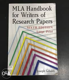 MLA Handbook for Writers of Research Papers - Book for sale
