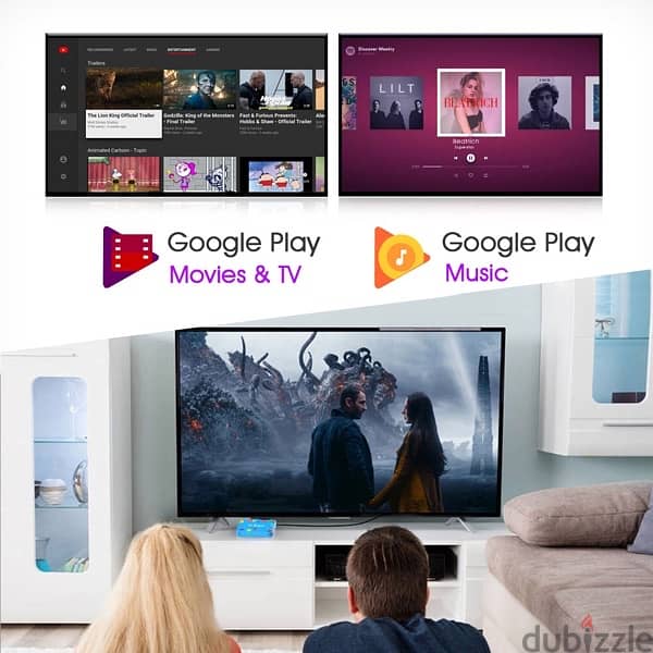 Android tv Smart box reciever/Watch all channels Without Dish 6