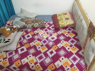 Double cot bed with Mattress for Sale