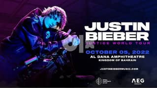 Justine biberJustice World Tour in Manama ticket for sale 0
