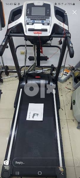 treadmill for sale 3hp 130kg max weigt full option 0