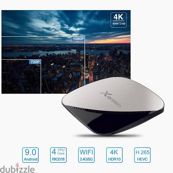 4K Android tv box receiver/All tv channels Without Dish,no need Airtel 0