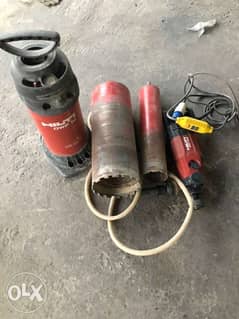 coring machine with full set bit all size and water pump 0