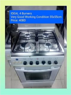 4 Burner working condition delivery is available! 0