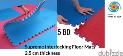 2.5cm thickness interlocking floor mats