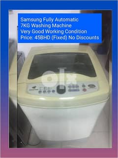 Washing Machine Samsung Full Automatic With Delivery 7KG 0
