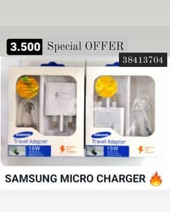 Samsung micro   fast charger selling now only 3.5BD+ free delivery 0