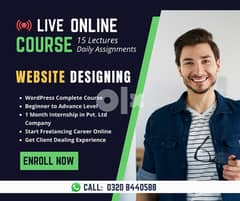 Wordpress Course, Online earning, Web design course, Marketing 0
