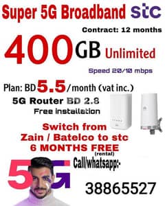 Stc router 400gb unlimited 0