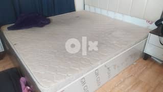 queen size bed and mattress for sale in good condition. . 0