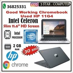 HP Chromebook 11.6" HD Screen (Good Use For Online Studies) Ready To U 0