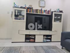 Tv table with book case from home centre 0