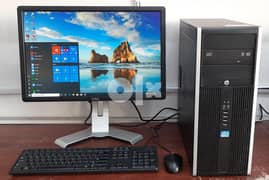 HP Core i3 Computer with 22" Full HD Monitor 4GB Ram 128GB SSD (Only i 0
