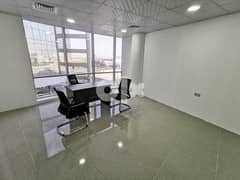 99BD  in (seef COMMERCIAL Office Monthly rent now ( for 1 years contac 0