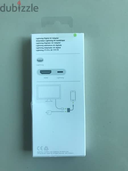 APPLE LIGHTNING TO HDMI ADAPTER 1