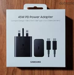 Samsung 45W Fast Chargin Original Wall Charger with USB-C Cable 0