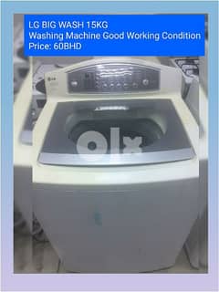 LGs Big Washing machine 15KG good working condition 0
