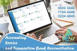 Accounting_ Service < and Transaction Bank Reconciliation-> 0