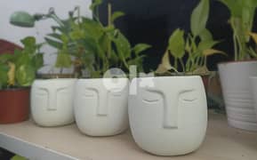 Handcrafted Nordic planter pots 13.5cm 0