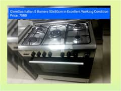 5 Burner GlemGas cooking range exellent condition delivery available 0