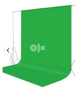 chroma key screens in green blue and black color