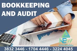 مسك دفاتر ومراجعة 10 دينار ^/ bookkeeping & Audit 0