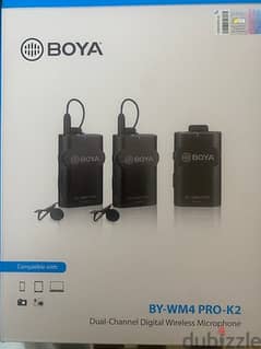 BOYA wireless microphone set with receiver 0