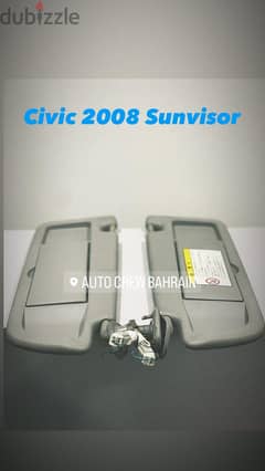 Civic 2007 and 2010 sun visors