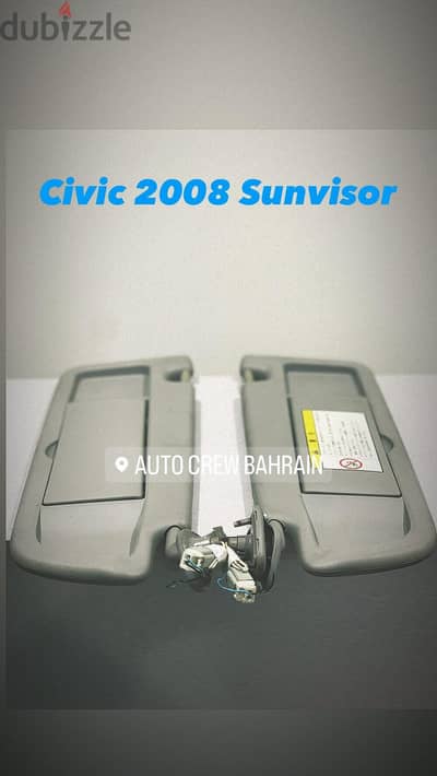 Civic 2007 and 2010 sun visors