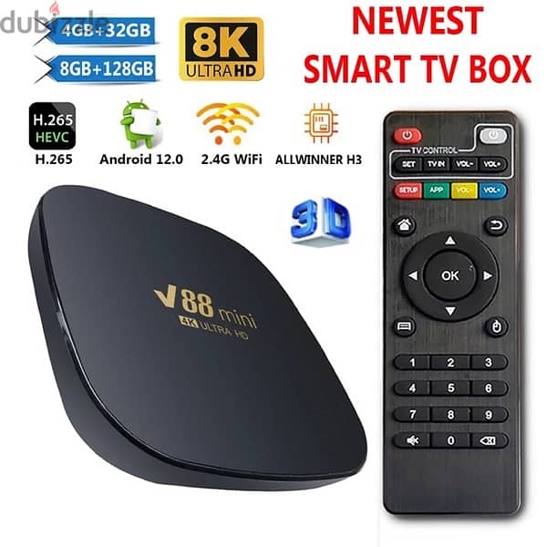 Android Smart TV box Reciever/ALL TV channels Without Dish/Smart box 5