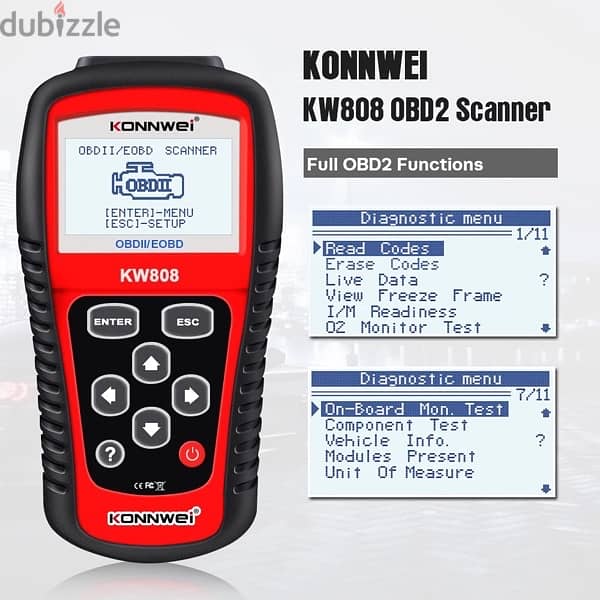 KW808 OBD 2 Car Scanner 1