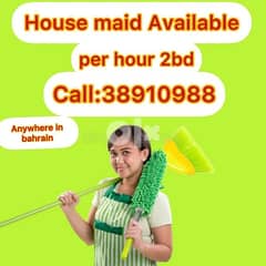 House keeping available 2bd only anywhere in Bahrain 0